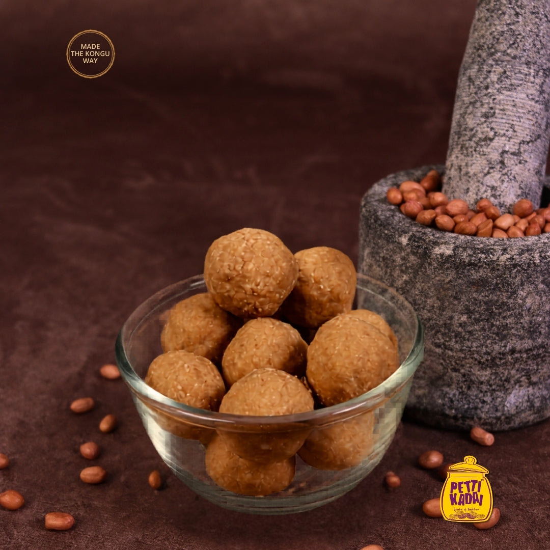 Kongu Special Idicha Kadalai Urundai(கடலை உருண்டை)-8Pcs